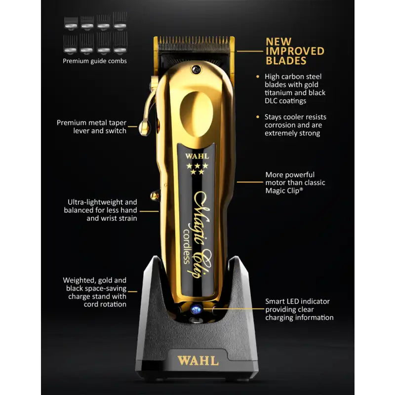 Wahl 5 Star Gold Cord/Cordless Magic Clip