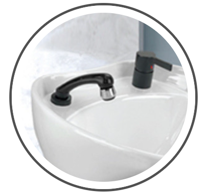 Harmony Shampoo Unit – Deluxe Reclining Shampoo Lounge with Electric Legrest