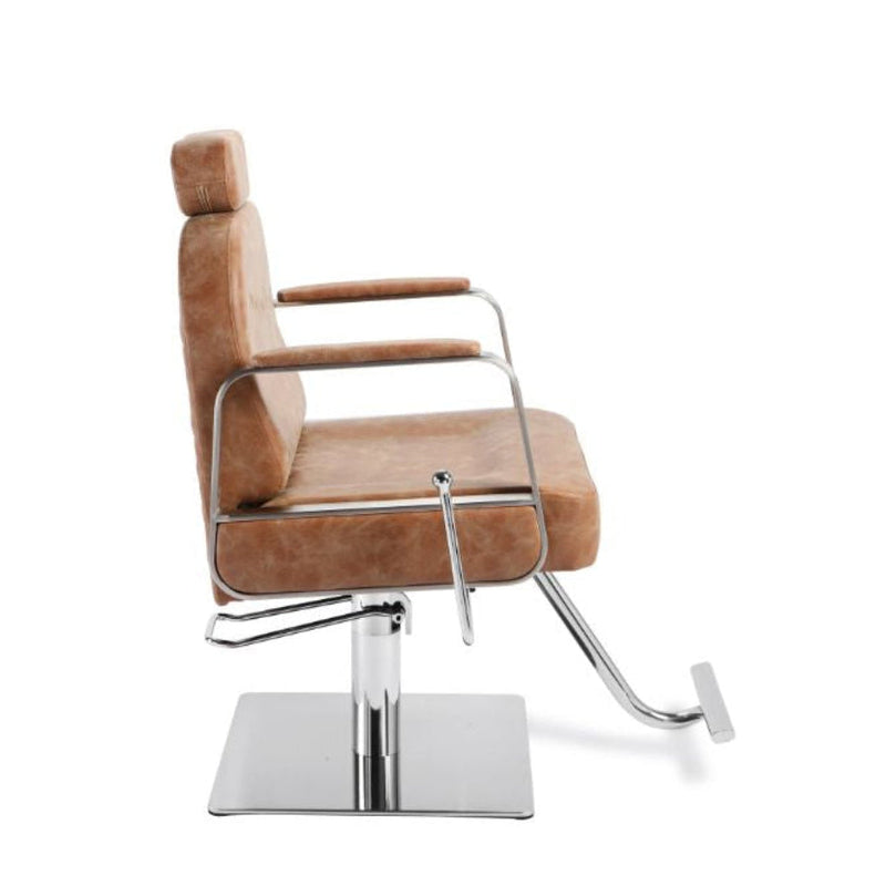 KSHE Lauren Brow Reclining Styling Chair - Desert