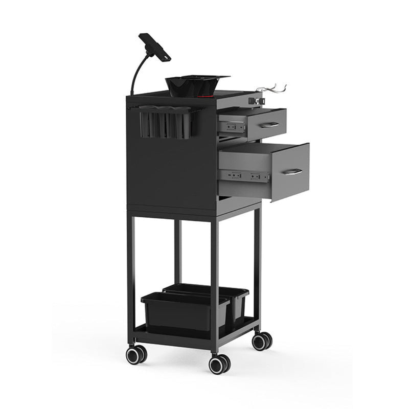 Lincoln Metal Salon Trolley - Black