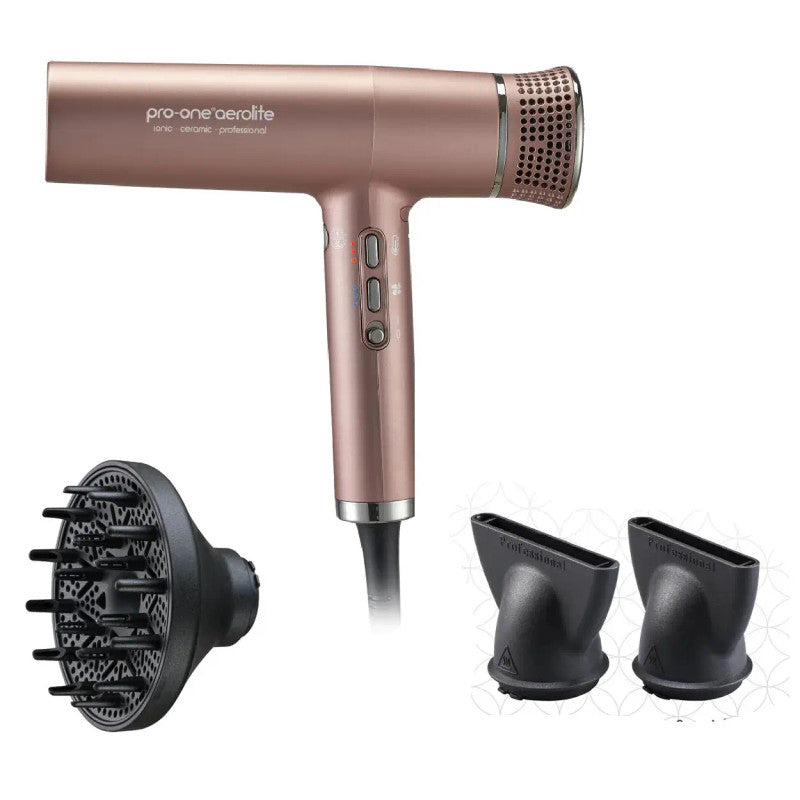 Pro-One Aerolite Professional Ceramic & Ionic Hair Dryer