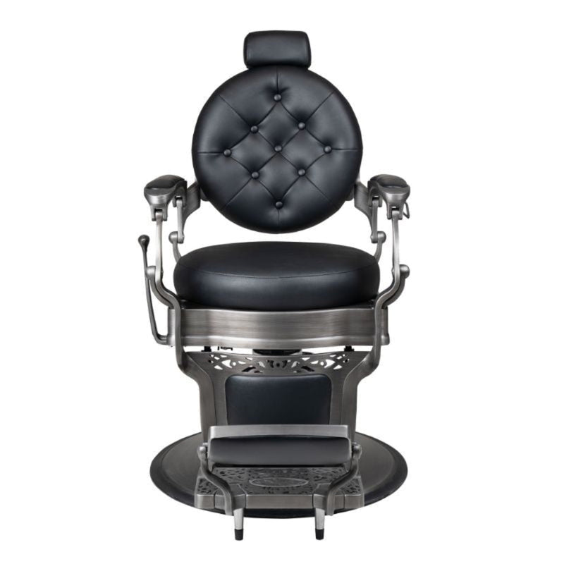 Reuben Barber Chair - Gun Metal Grey