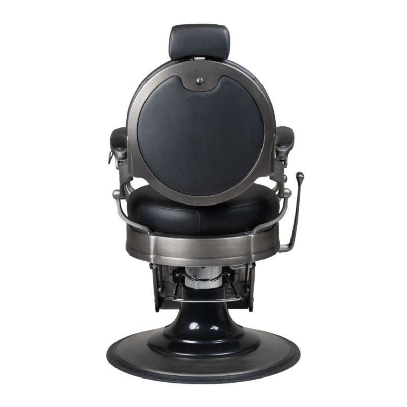 Reuben Barber Chair - Gun Metal Grey