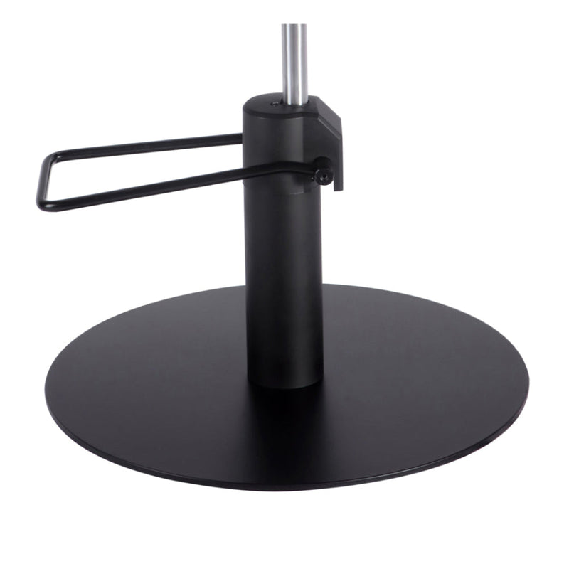 Round Hydraulic Base - Flat Black