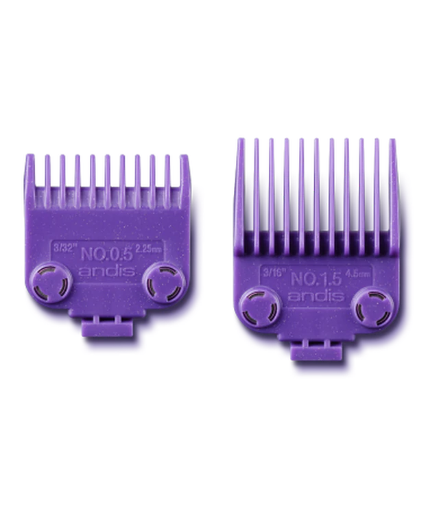 ANDIS Master® Magnetic Comb Set — Dual Pack 0.5 & 1.5