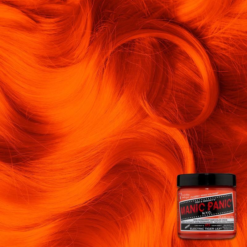 Manic Panic Electric Tiger Lily 118ml High Voltage® Classic Cream Formula Hair Color