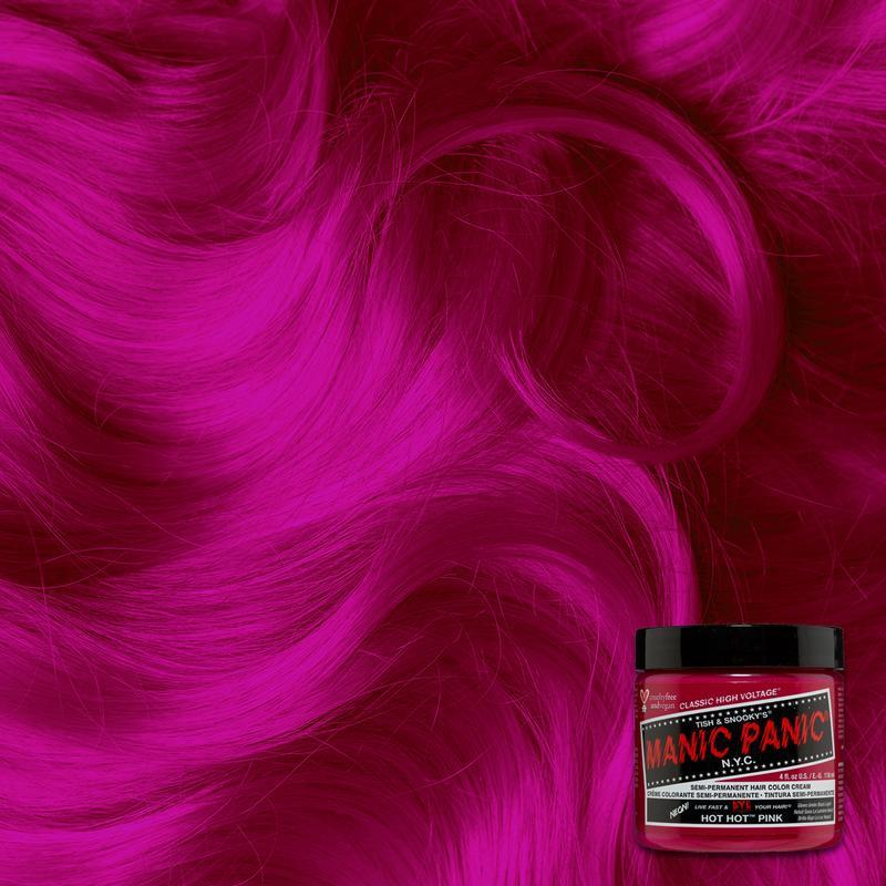 Manic Panic Hot Hot Pink 118ml High Voltage® Classic Cream Formula Hair Color