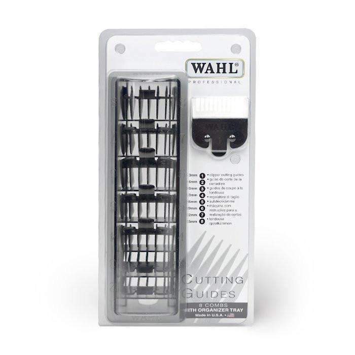 Wahl Black Plastic Clipper Guides #1 to #8 in a Caddie,Salon Supplies To Your Door